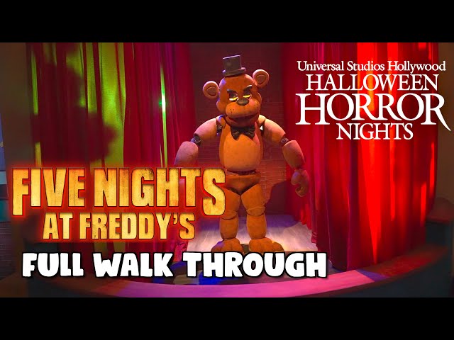 Five Nights at Freddy's haunted house at Halloween Horror Nights 2025 Universal Studios Hollywood