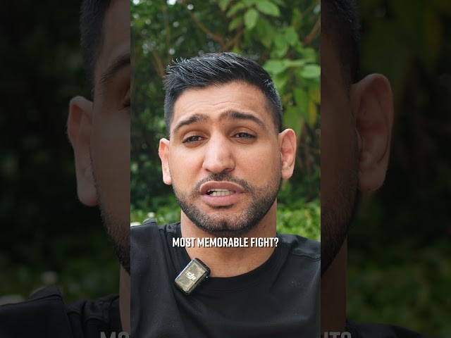 Quick fire questions with 2-time World Champion Amir Khan 👑