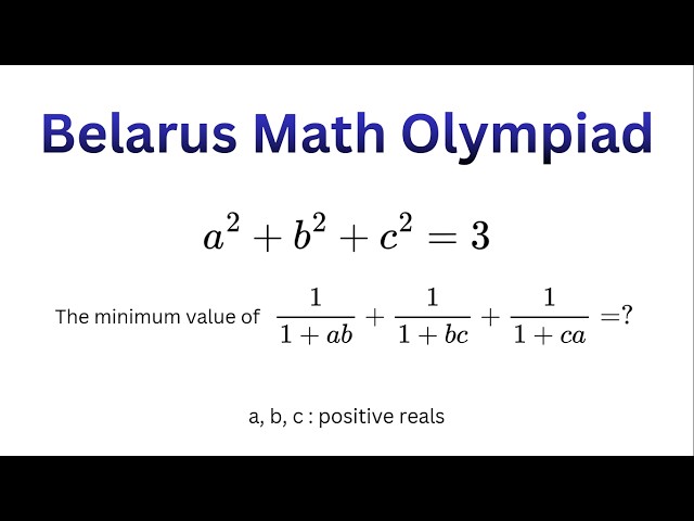 Can You Solve This Olympiad Algebra Problem? | Titu's Lemma