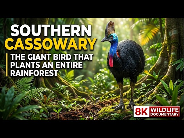 Southern Cassowary | The World's Most Dangerous Bird Defends Its Rainforest |  BBC Earth Documentary