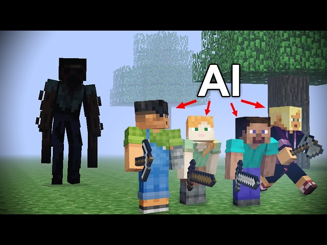 I Forced 4 AIs to Survive 10 Days in Horror Minecraft