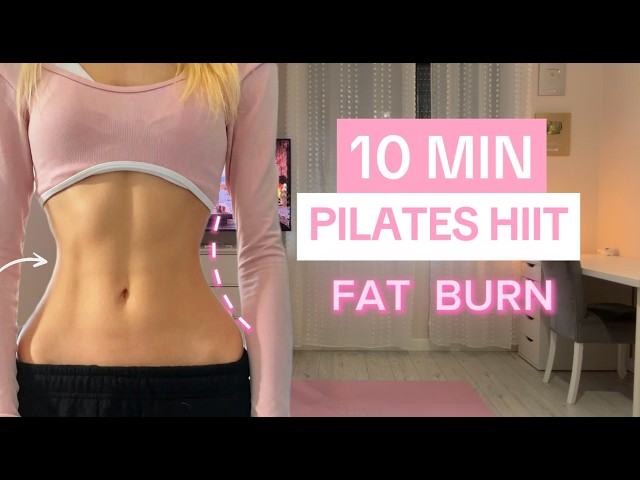10 MIN HIIT PILATES WORKOUT // FULL BODY WEIGHT LOSS