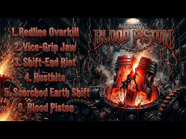 BLOOD PISTON LP (Pantera Inspired Groove Thrash Metal)