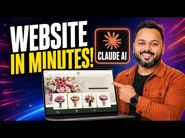 Build a Website in Minutes using Claude | Claude Websites in Minutes
