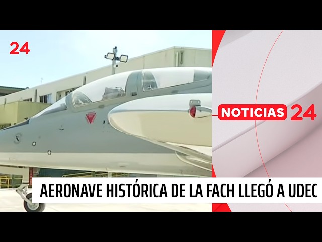 Historic FACh aircraft arrives at the UDEC campus