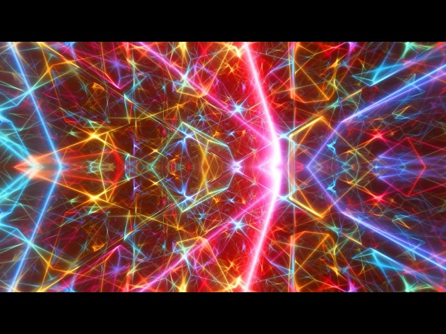 Laser Beam Rainbow VJ Loop 4K Background Party Screen