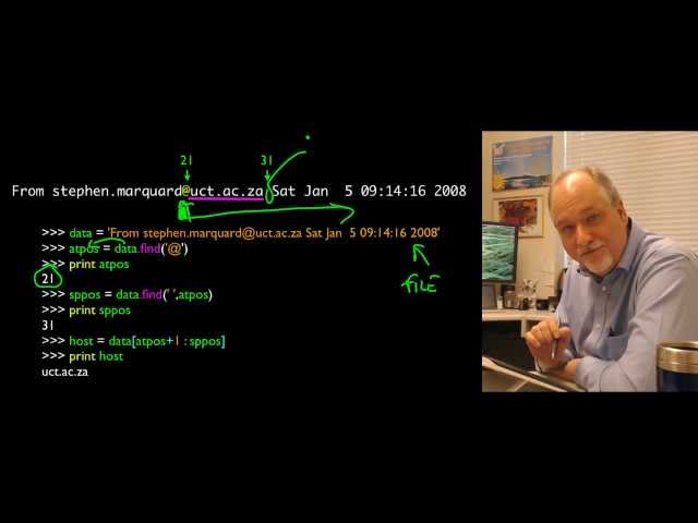 Python for Informatics - Chapter 6 - Strings