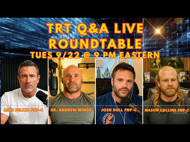 TRT ROUNDTABLE LIVE Q&A | September 22, 2026