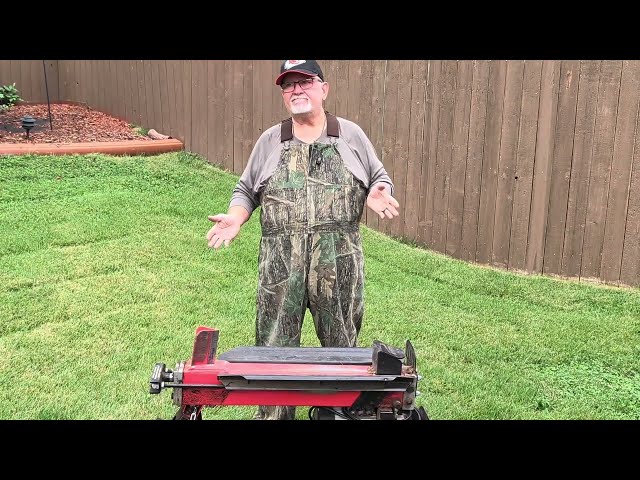  Make your "harbor freight" log splitter portable and practical. And save your back .