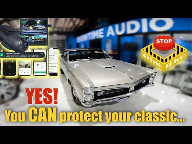 Modernizing the Muscle: Full security system for this 1967 GTO #carsecurity #gto #musclecar