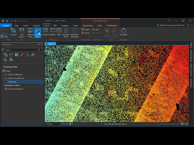 LiDAR Surface Models in ArcGIS Pro