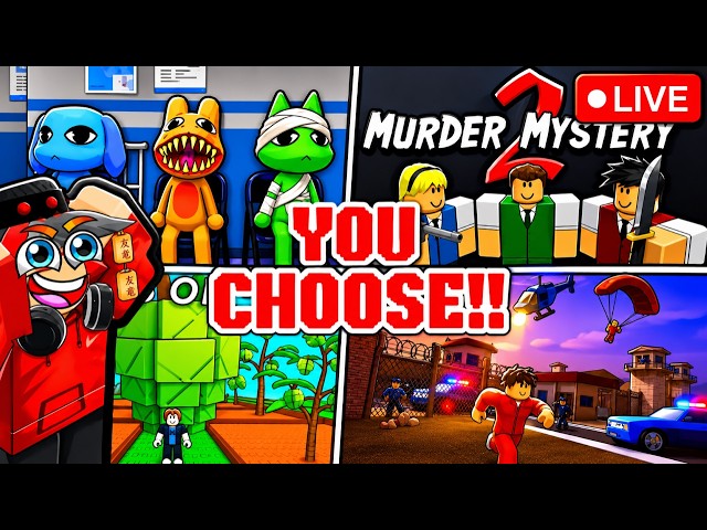 🔴 LIVE // Playing your FAVORITE and THE MOST POPULAR ROBLOX Games WITH VIEWERS!! JOIN UP!! // 🔴