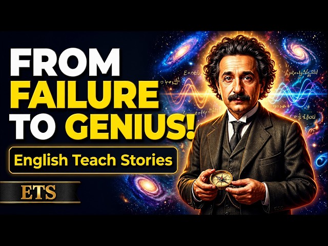 From "Failure" to Genius — The Story of Albert Einstein (Learn English)
