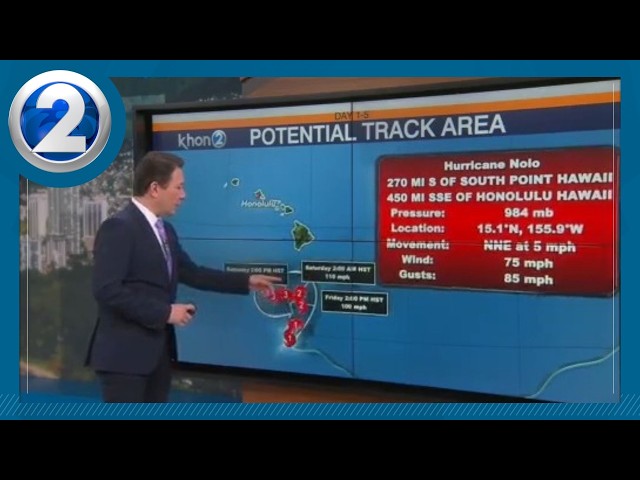 HAWAII WEATHER: Hurricane Nolo continues to strengthen with potential impacts to Hawaii Island, Maui