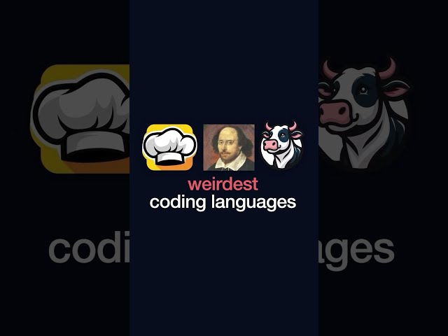 Top 3 WEIRDEST Coding Languages I've Tested #coding #helpmemakethismakesense #python