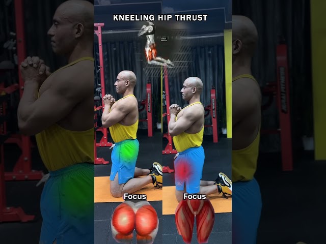 Kneeling Hip Thrusts: Glutes vs Quads (Fix Your Form!)