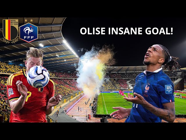 BELGIUM VS FRANCE HIGHLIGHTS | OLISÉ SCORES LATE WINNER! | NATIONS LEAGUE | STADIONVLOG