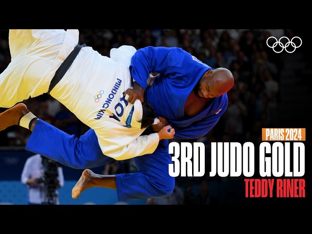 Teddy Riner: The Greatest Judoka in History 🥇🥇🥇🇫🇷 | Judo Men's +100KG Finals | Paris 2024