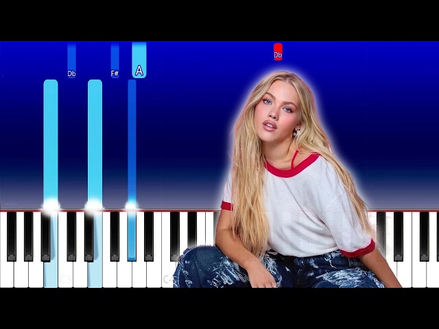 Freya Skye - bad taste (Piano Tutorial)