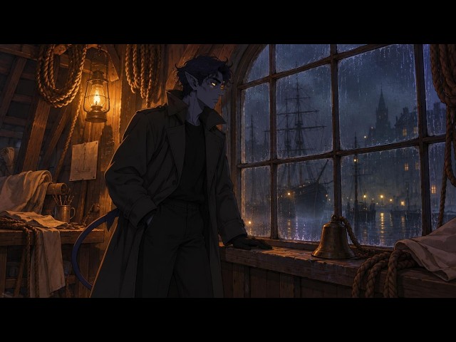 The Wind Tore These Sails... | Rainy Night Lofi Jazz for Late Study