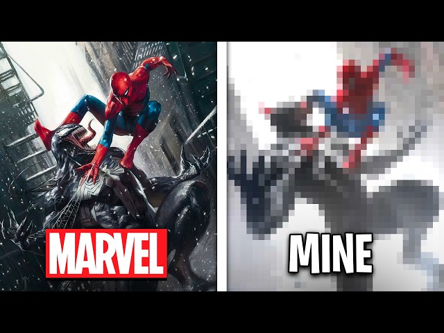 I Recreated Spider-Man Comics in 3D (Blender)