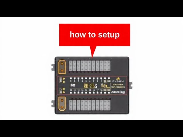 How to set up a Frsky RB-25S