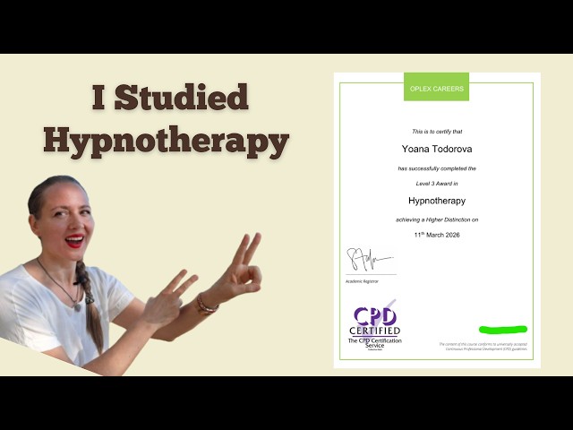6 I studied Hypnotherapy UK 2026 My education