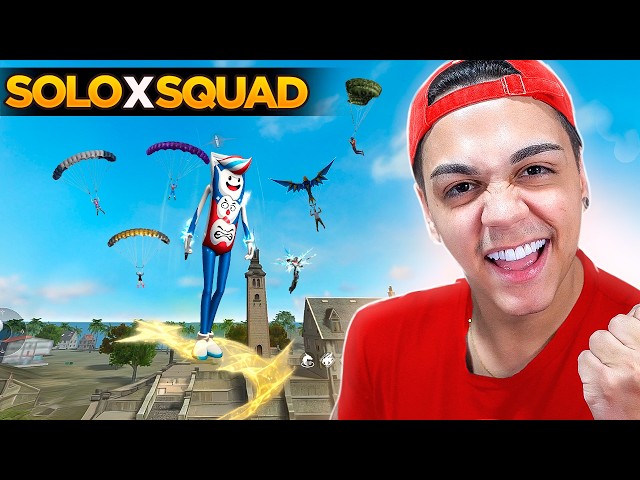 PASTONILDO IN INFINITE RUSH SOLO VS SQUAD!! FREE FIRE