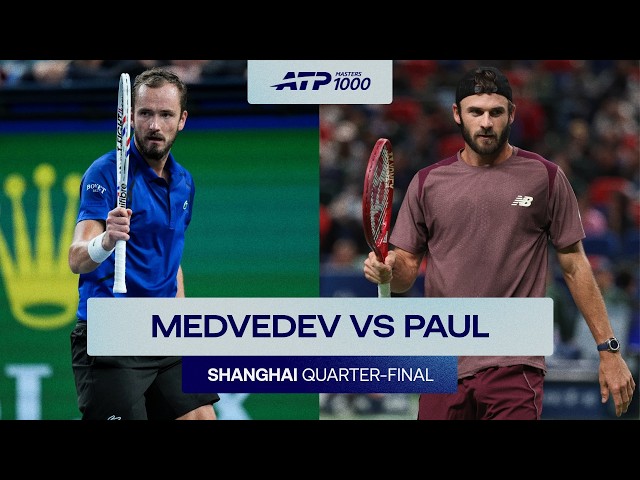Daniil Medvedev vs Tommy Paul Highlights | Shanghai 2026 Quarter-Final