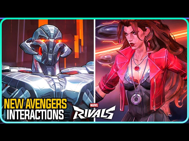 Avengers: Age of Ultron New Interactions & Hero Specific Voice Lines Marvel Rivals