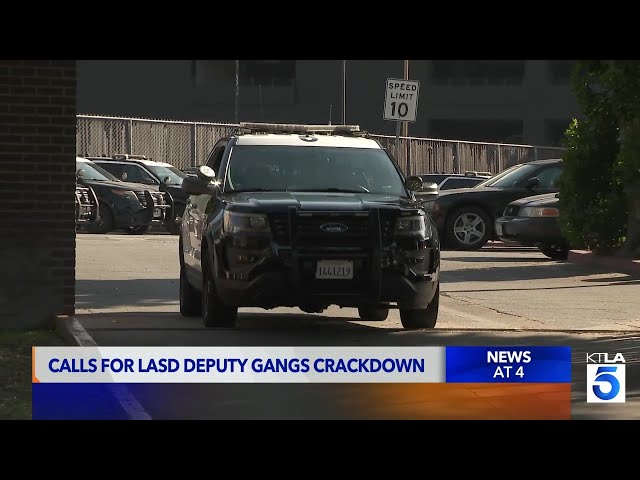 Authorities address calls for LASD deputy gangs crackdown