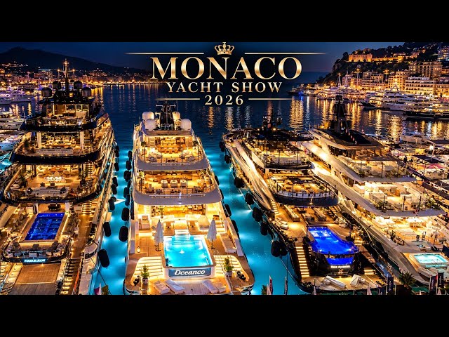 MONACO YACHT SHOW BILLIONS SUPERYACHT EXHIBIT AT MONACO PORT HERCULES ! @ emma25MC