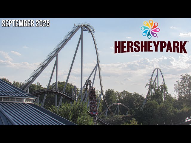 Hersheypark | Chocolate-Themed Amusement Park | Hershey, PA | FOOTAGE | September 2025