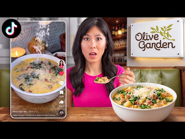 I Tested RESTAURANTS vs Tiktok Recipes! 🍝