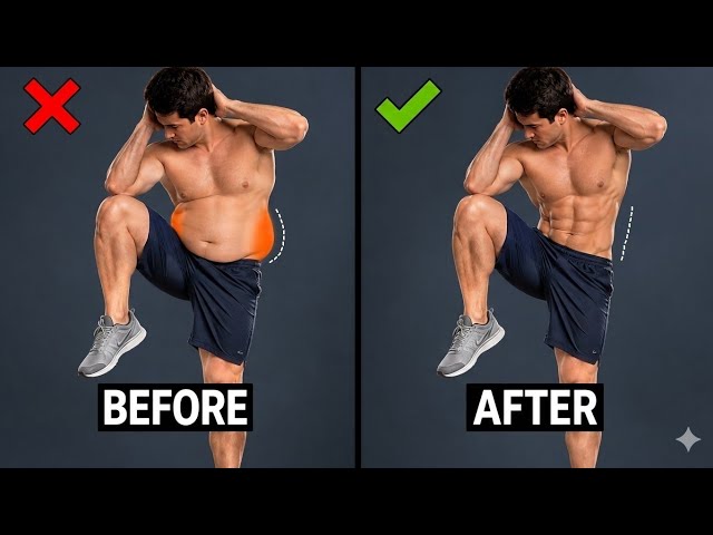 6 Easy but Perfect Standing Only Exercises to Burn Belly fat and Lose Overal Body Fat