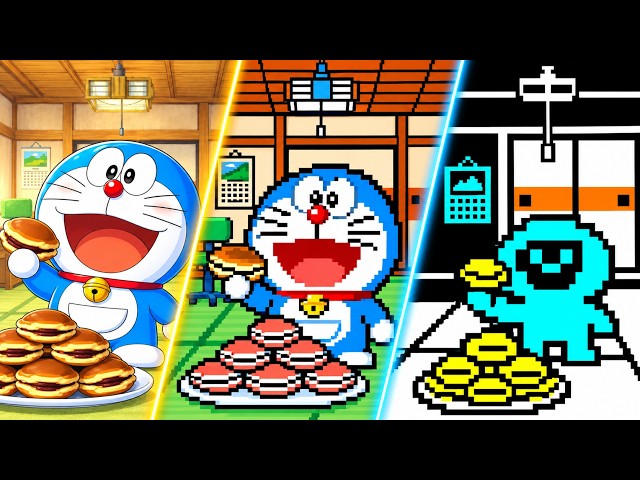 Doraemon New Episode?! HD to Retro! 16-Bit, 8-Bit, Game Boy & N64 (Fan Animation)