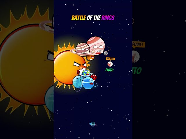 Which Planets Have Rings? #solarsystem #rings #animation #saturn