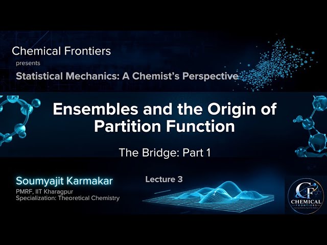 Statistical Mechanics Lec 3 : Ensembles & the Origin of Partition Functions | The Bridge - Part 1