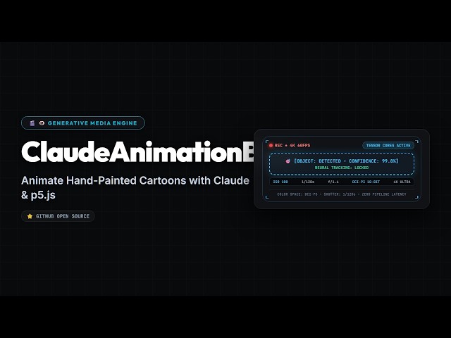 Animate Hand-Painted Cartoons with Claude & p5.js 🎨