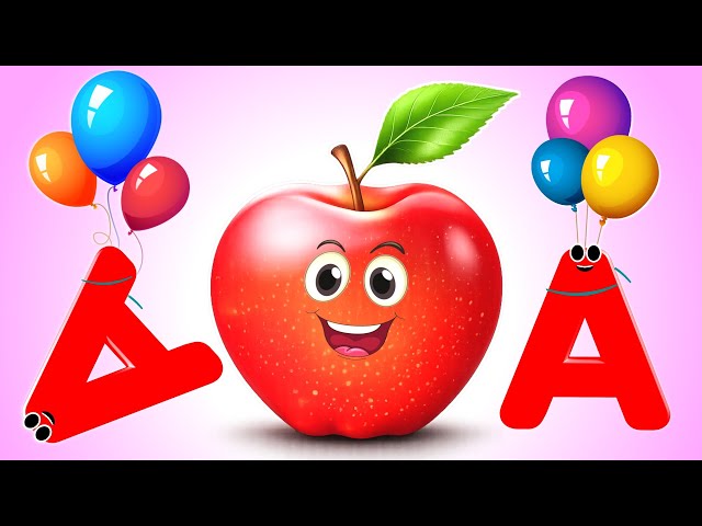 ABC Phonics Song for Kids | A is  for Apple 🍎 B is for Baby, C is For Candy | Learn ABC Alphabet A-Z
