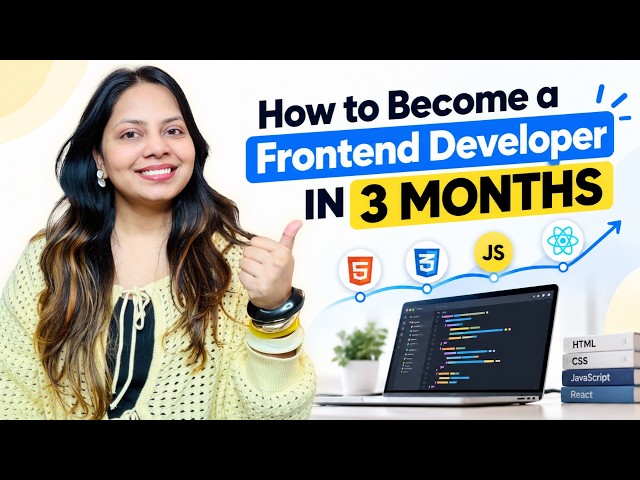 How to Become a Frontend Developer in 3 MONTHS