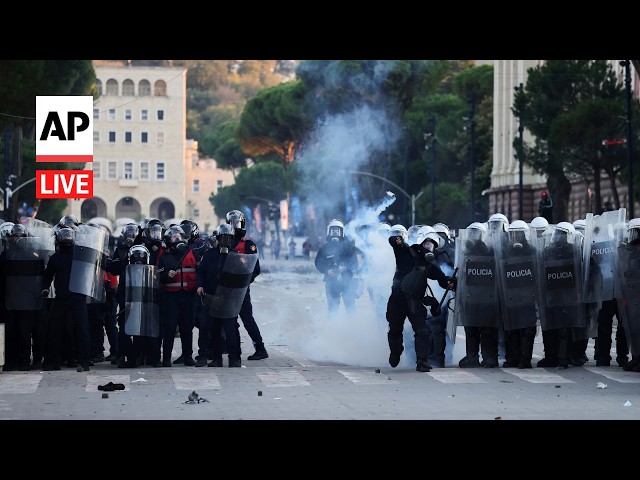 LIVE: Anti-government protests in Albania