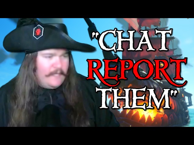 streamer tells his chat to report us...