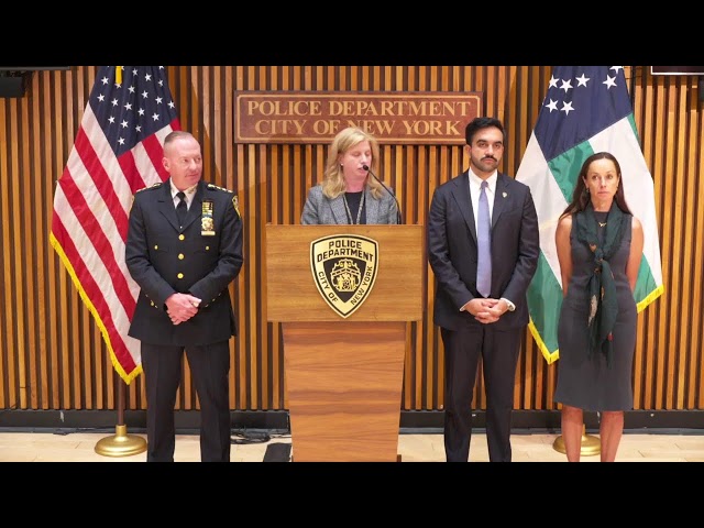 PC Tisch & Mayor Mamdani provide security plans for the 25th anniversary of 9/11 & Jewish holidays.