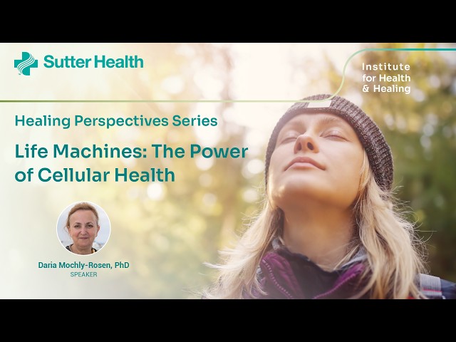 Life Machines: The Power of Cellular Health, with Dr. Daria Mochly-Rosen