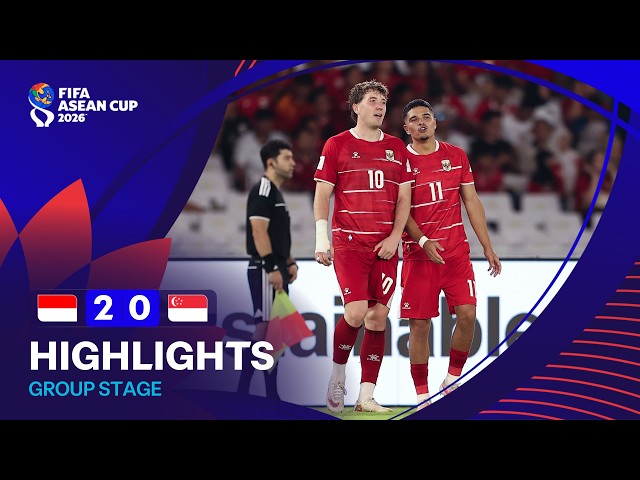 HIGHLIGHTS | Indonesia vs Singapore | FIFA ASEAN Cup 2026™