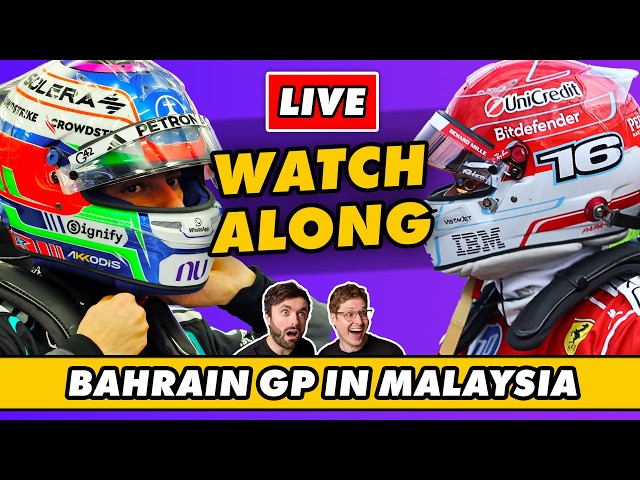 2026 F1 Bahrain Grand Prix in Malaysia Watchalong