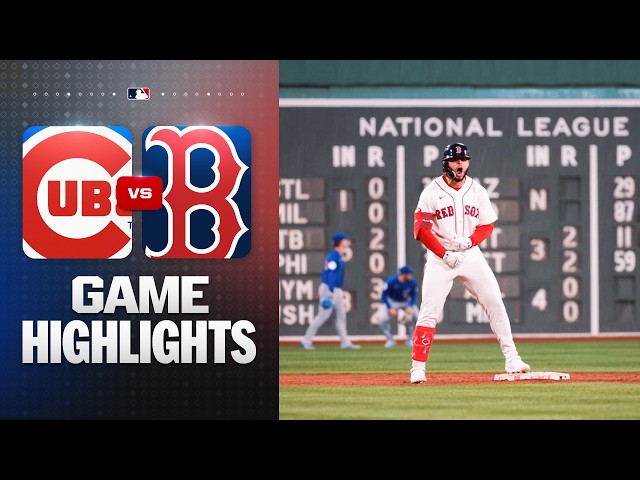 Cubs vs. Red Sox Game 2 Highlights (9/25/26) | MLB Highlights