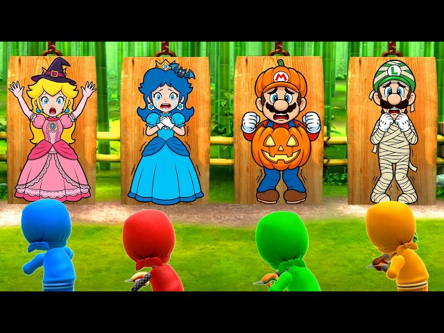 Wii Party U – Epic Minigame Battle | Sakura Vs Araceli Vs Rie Vs Polly 4K UHD