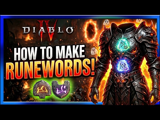 Diablo 4 How to Make a Runewords and Where to Get Runes Diablo IV Rune Guide Updated 2026